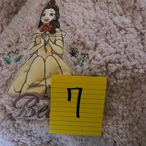 #7 Disney’s Beauty & the Beast Belle 2 piece Long sleeve Top & Leggings Size 6 - Picture 7 of 8